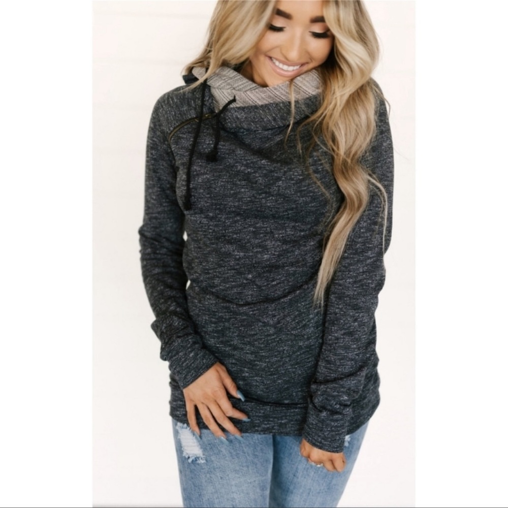 DoubleHood - Charcoal & Aztec